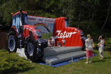Bouncy castle tractor Zetor