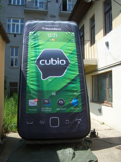 Inflatable cell phone BlackBerry