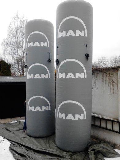 Inflatable cylinder MAN