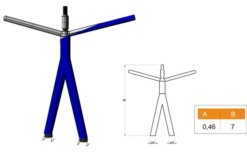 Skydancer jaloilla